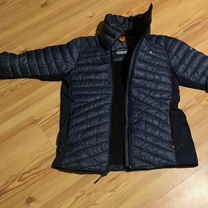 Orage Navy Puffer Jacket